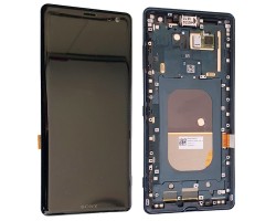 Kijelzől Sony Xperia XZ3 (H9436) komplett kerettel fekete U50053492